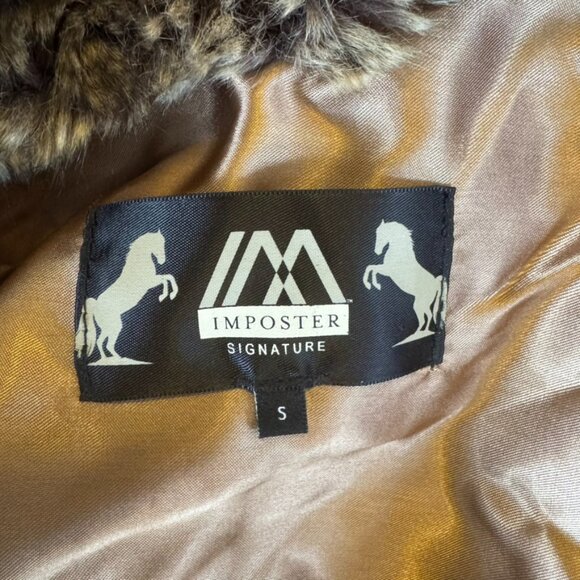 Luxury Faux Fur Vest With Tag Certified Animal Friendly Size S - Picture 6 of 7